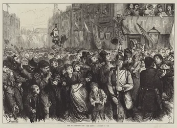 The Thanksgiving Day, the Crowd, a Rough Corner